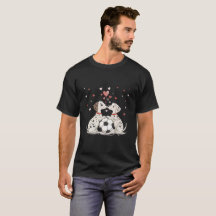 Dalmatians with soccer ball for Valentine's Day