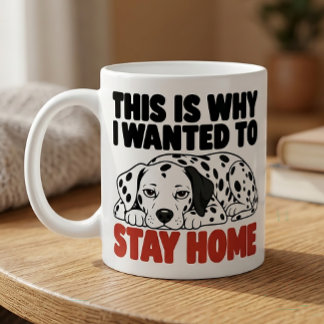 Dalmatianskt Antisocialt Sarkastiskt Hundälskare P Kaffemugg