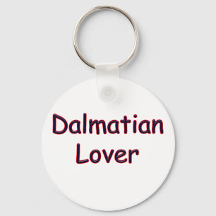 Dalmatien Älskare Keychain Nyckelring