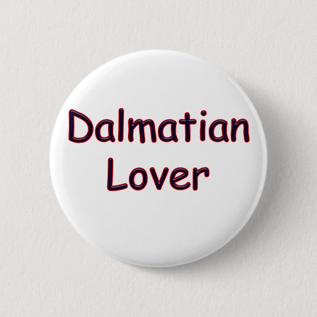 Dalmatien Älskare Knapp (Framsida)