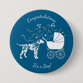 Dalmatien Baby Shower Knapp