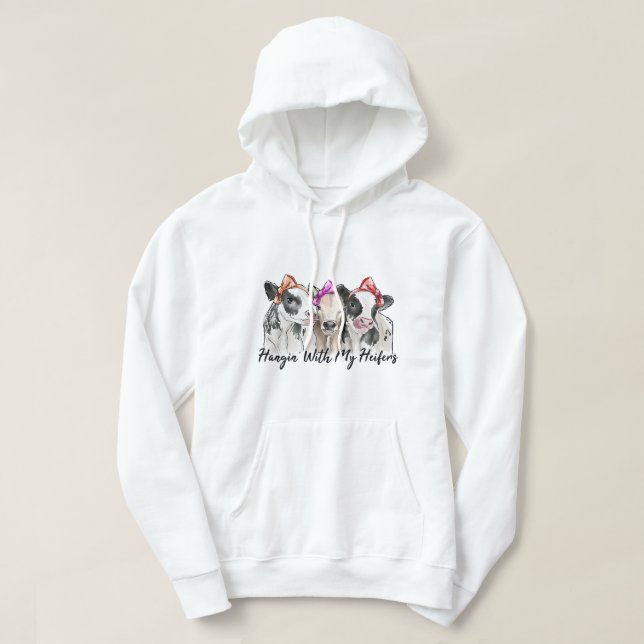 Dalmatien Best Hund Mamma Valentines day Funny Pup Hoodie (Design framsida)