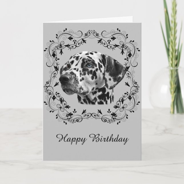 Dalmatien Birthday Kort (Framsida)