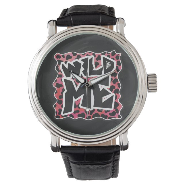 Dalmatien Black and Red med Vild Me Armbandsur (Framsida)