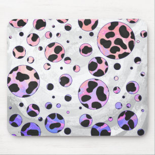 Dalmatien Black and Rosa Polka Dot Print Musmatta