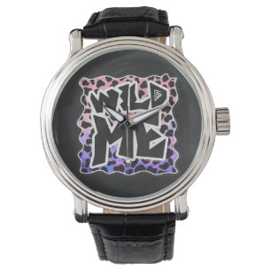 Dalmatien Black and Rosa Vild me me Armbandsur