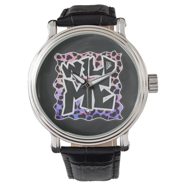 Dalmatien Black and Rosa Vild me me Armbandsur (Framsida)