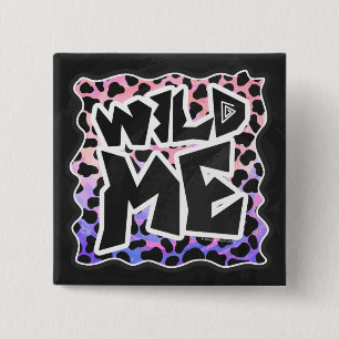Dalmatien Black and Rosa Vild me me Knapp