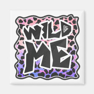 Dalmatien Black and Rosa Vild me me Magnet