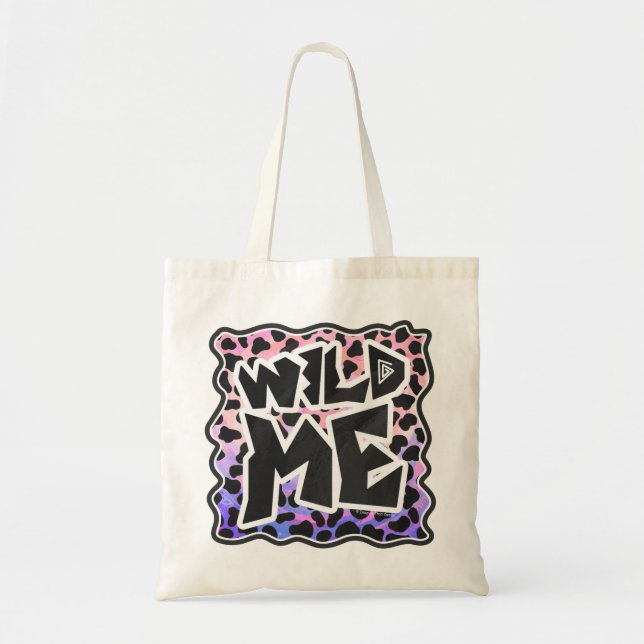 Dalmatien Black and Rosa Vild me me Tygkasse (Framsidan)