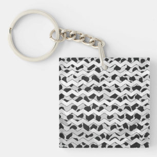 Dalmatien Black and White Chvron