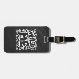 Dalmatien Black and White med Vild me Bagagebricka