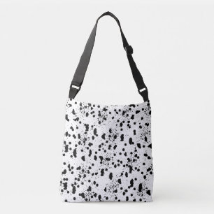 Dalmatien Black and White Spots Axelväska