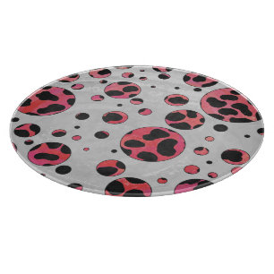 Dalmatien Black och Red med Polka dots