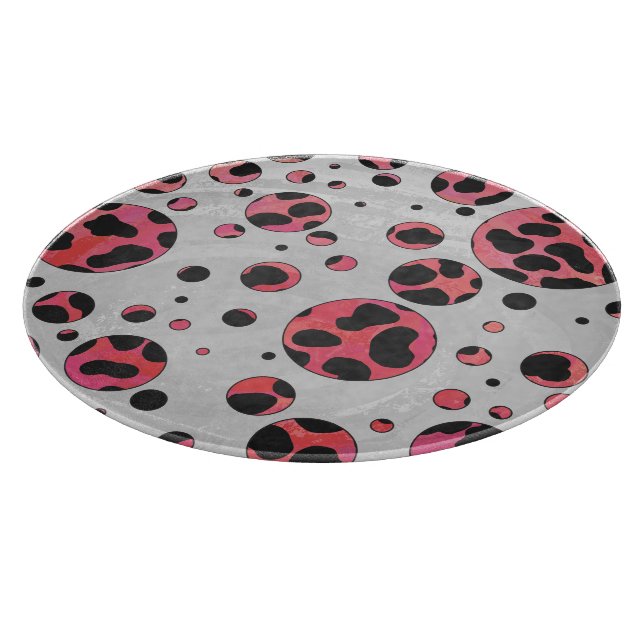 Dalmatien Black och Red med Polka dots (Hörn)