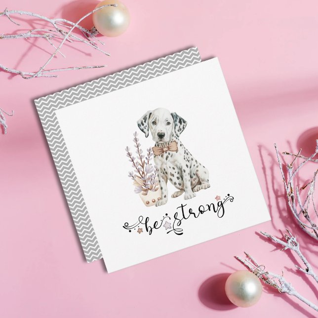 Dalmatien Blåfärgning i Cute Watercolor Inbjudningar (Skapare uppladdad)