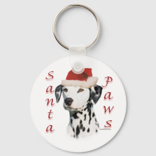Dalmatien (blk) Santa Tassar Nyckelring