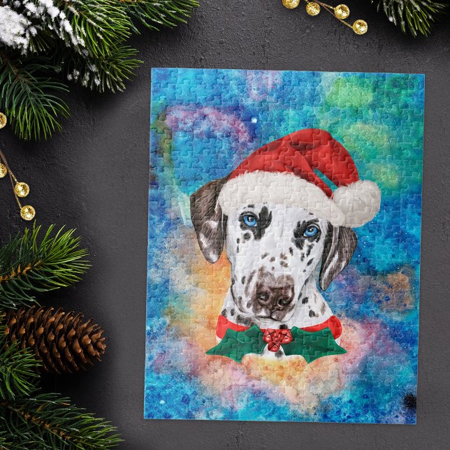 Dalmatien Breed Hund jul Pussel (Skapare uppladdad)