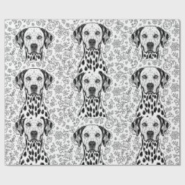 Dalmatien christmas presentpapper