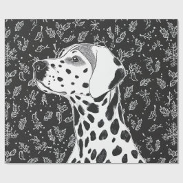 Dalmatien christmas presentpapper