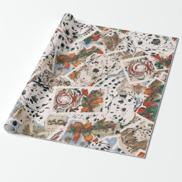 Dalmatien christmas presentpapper