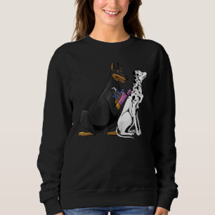 Dalmatien Doberman Hund Coola Tattoo Artist Tattoo T Shirt