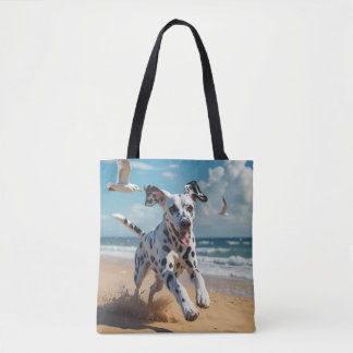 Dalmatien Elegant Tote Bag Tygkasse
