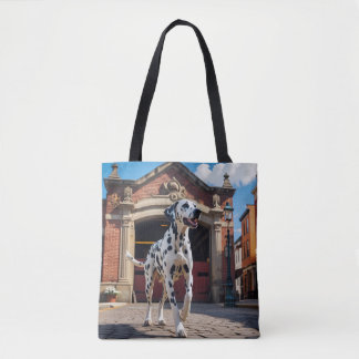 Dalmatien Elegant Tote Bag Tygkasse