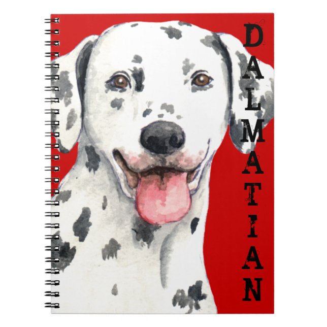 Dalmatien Färg Block Anteckningsbok (Framsidan)
