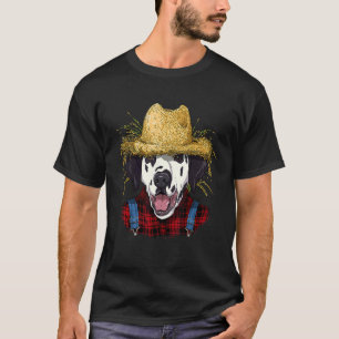 Dalmatien Farmer Agriculture Puppy Pet Hund T Shirt
