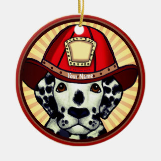 Dalmatien Firefighter ornament