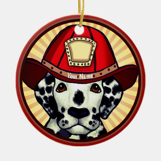 Dalmatien Firefighter ornament (Framsidan)