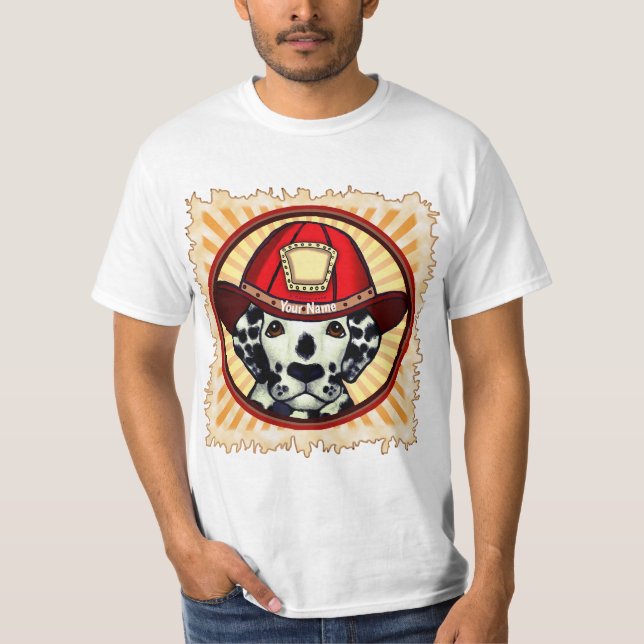 Dalmatien Firefighter t-shirt (Framsida)