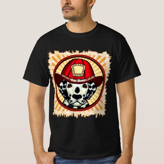Dalmatien Firefighter T-Shirt (Framsida)