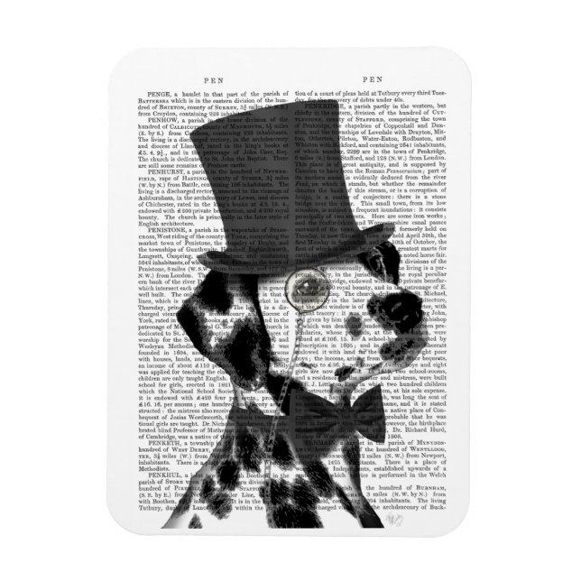 Dalmatien, Formal Hound och Hat Magnet (Vertikal)