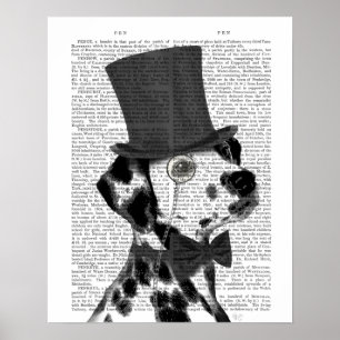 Dalmatien, Formal Hound och Hat Poster