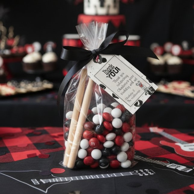 Dalmatien Furever Young 1st Birthday Pawty Presentetikett (Celebrate your headliner's special day with this Dalmatian Furever Young 1st Birthday Gift Tag!)