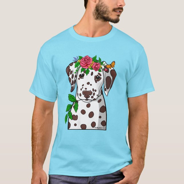 Dalmatien Garden Gudinna T Shirt (Framsida)