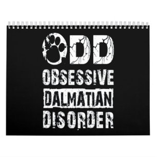 Dalmatien Gift   Odd Obsessiv Dalmatien Kalender