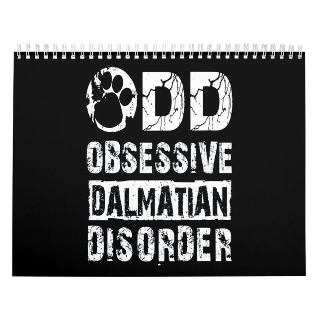 Dalmatien Gift | Odd Obsessiv Dalmatien Kalender (Omslag)