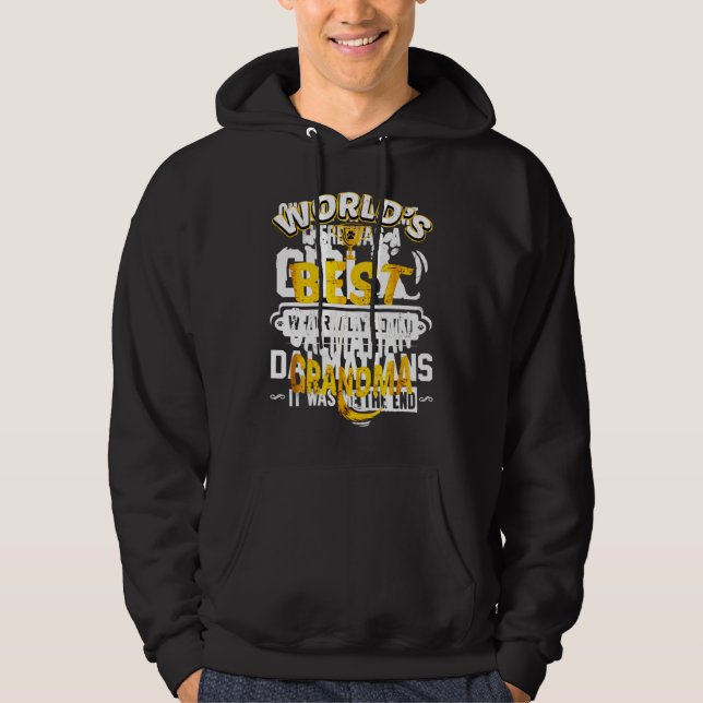 Dalmatien Gift | Världens bäste Dalmatiske mormor Hoodie (Framsida)