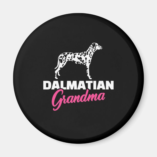 Dalmatien Grandma Magnet (Framsidan)