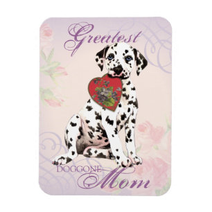 Dalmatien Heart Mamma Magnet