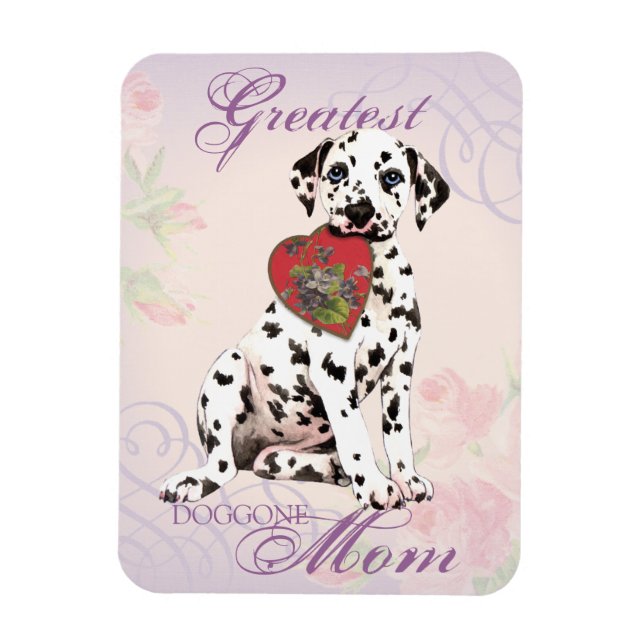 Dalmatien Heart Mamma Magnet (Vertikal)