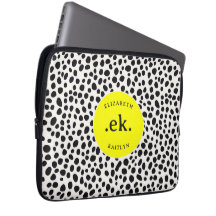 Dalmatien Hund Abstrakt Mönster Shock rosa Monogra