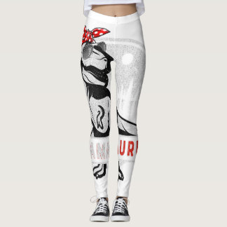 Dalmatien Hund Animal Halloween DIY Costume Funny  Leggings