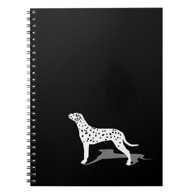 Dalmatien hund anteckningsbok (Framsidan)