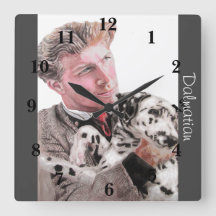 Dalmatien Hund Art Animal Barn Nursery Clock