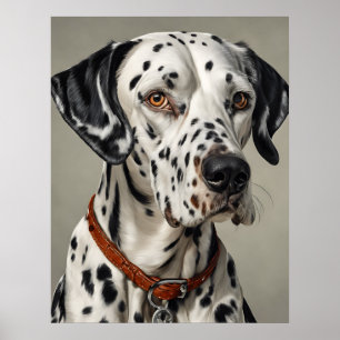 Dalmatien - Hund Art Print Poster