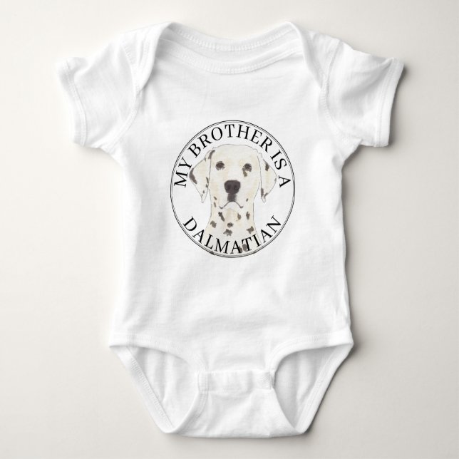 Dalmatien Hund Big Brother T Shirt (Framsida)